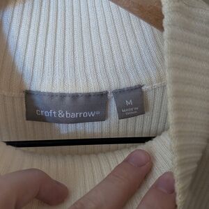 Croft & Barrow Ivory Knit Pullover